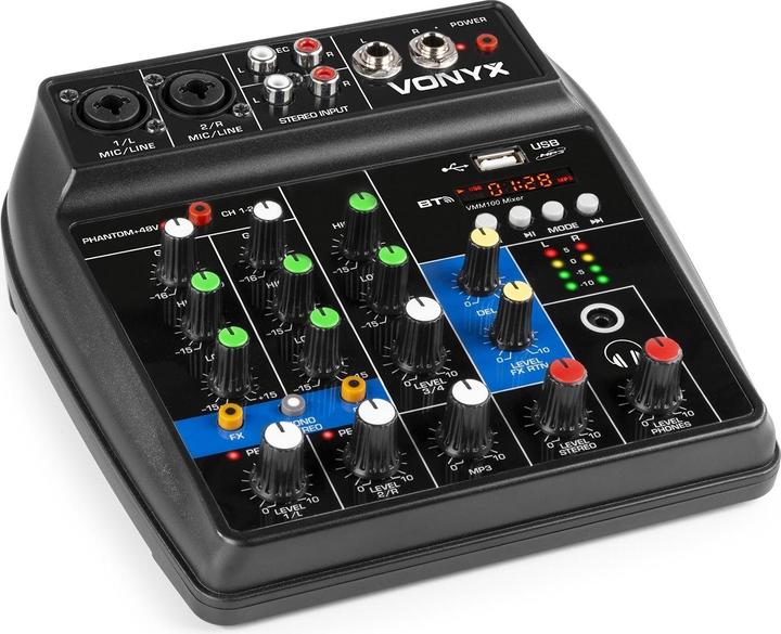 Immagine prodotto Vonyx Console di missaggio VMM100 (Mixer da studio e live)