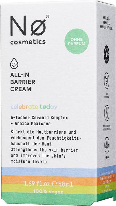 Image du produit Nø Cosmetics Crème barrière tout-en-un (50 ml, Crème 24h)