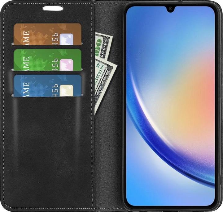 Produktbild Cover-Discount Galaxy A35 - Stand Flip Case Hülle schwarz (Samsung Galaxy A35)