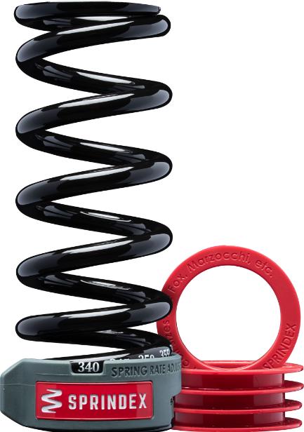 Produktbild Sprindex Trail/Enduro Lightweight Dämpferfeder, Länge 142mm/Federweg 65mmx500-550 lbs (142 mm, 65 mm)