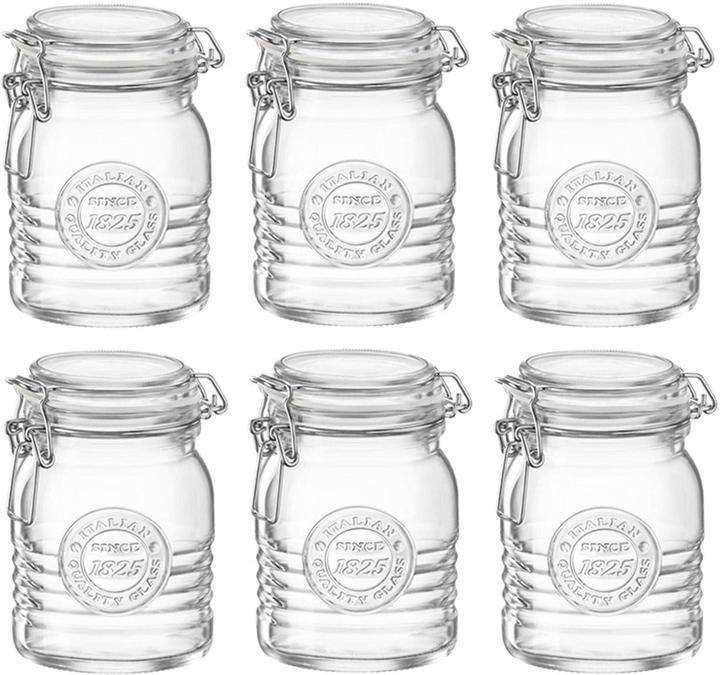 Immagine prodotto Bormioli Rocco Barattolo di conservazione Officina 1825 750 ml, 6 pezzi (6 pz., 0.75 l)