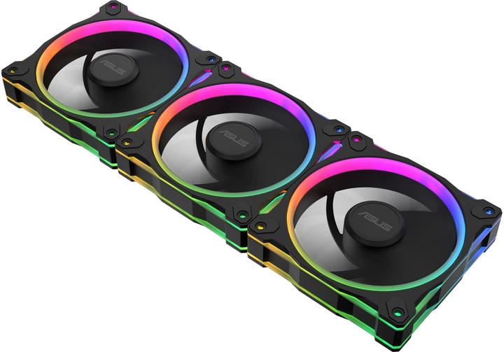 Actual product image ASUS PRIME MR120 FAN ARGB BLACK 3IN1 (120 mm, 1 x)