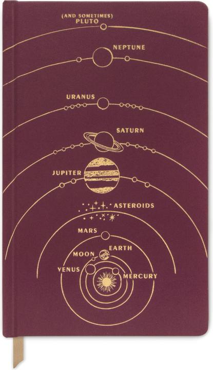 Actual product image Designworks Solar system (21 x 13 cm, Lined, Hardcover)