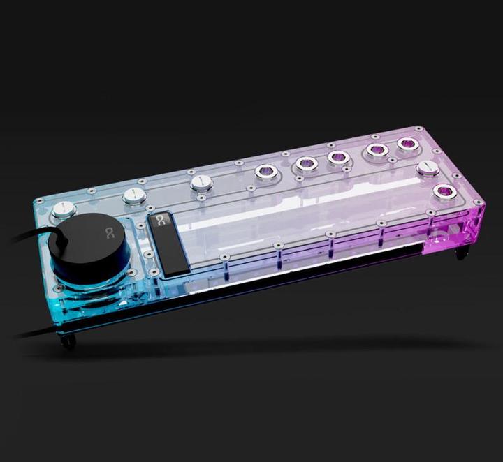 Image du produit Alphacool Core Distro Plate 360 gauche avec pompe VPP