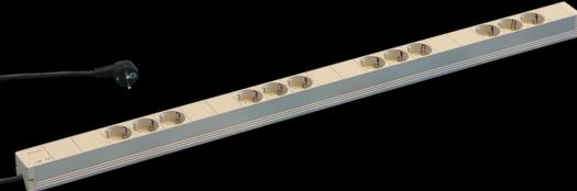 Produktbild Schroff Steckdosenleiste (12 x, CEE 7/3, 2 m)