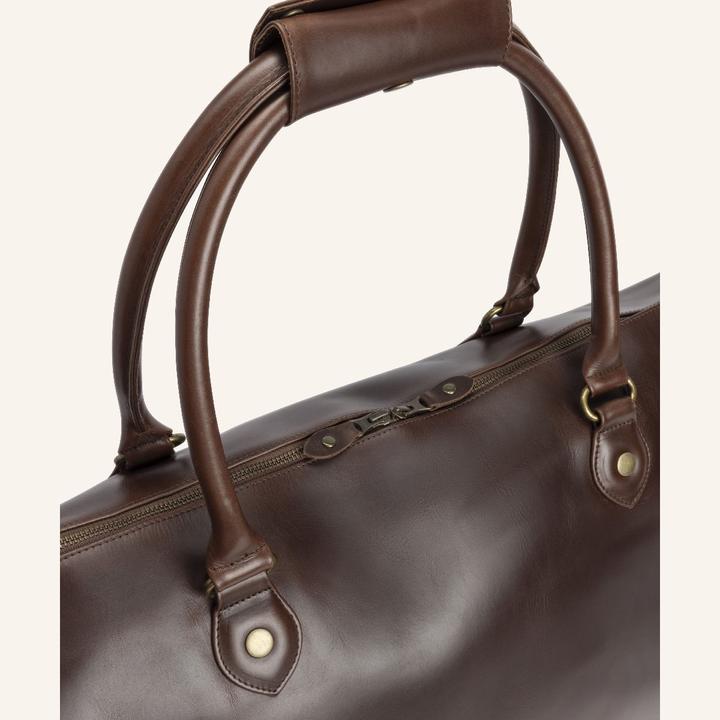 Immagine prodotto Buckle & Seam Weekender in pelle Linwood Brown / (37 l, Bagaglio a mano (fino a 50 litri))