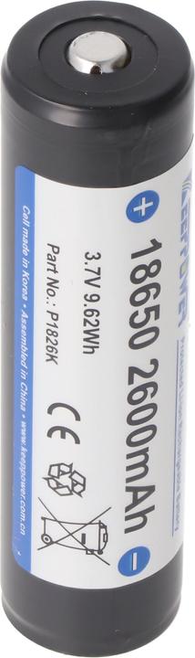 Produktbild Keeppower Akku 18650, geschützt (1 Stk., 2600 mAh)