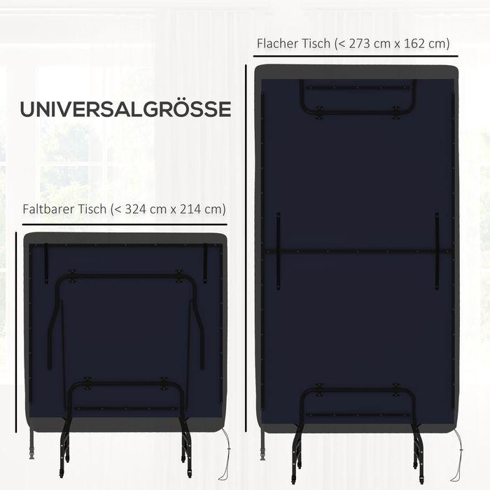 Immagine prodotto Swisshandel24 Copertura per tavolo da ping pong, impermeabile, resistente ai raggi UV, 275Lx153Bx5Hcm, nero