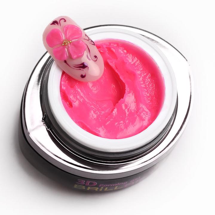 BrillBird 3D Forming Gel Dark Pink – 3ml (Dark pink)