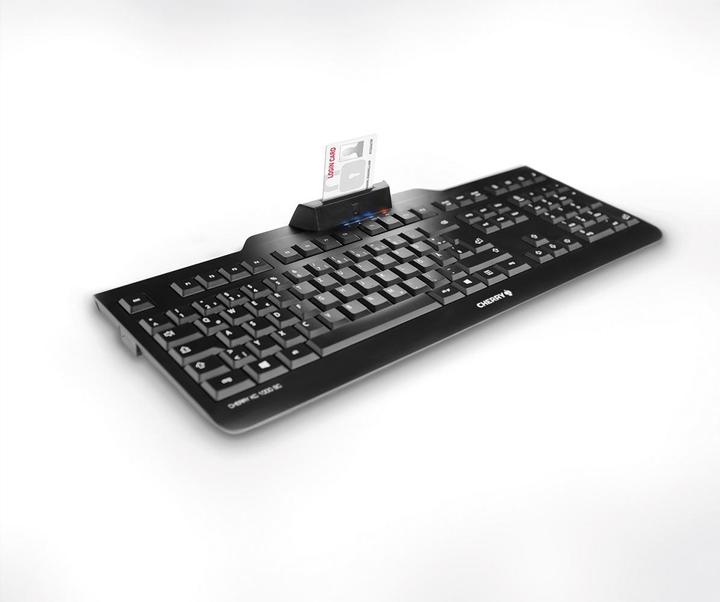 Produktbild CHERRY Tastatur KC 1000 SC schwarz (CH, Kabelgebunden)