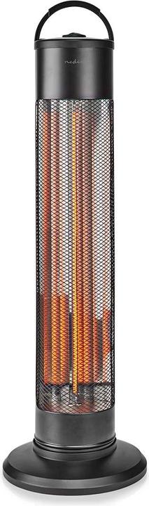 Nedis HTPA20EBK schwarz Heizstrahler (1200 W)