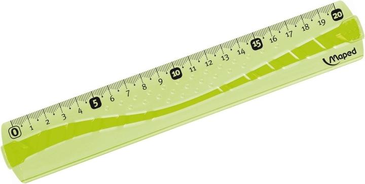 Actual product image Maped 244020 Flat ruler Flex, 200 mm made of plastic, break-proof (200 mm)