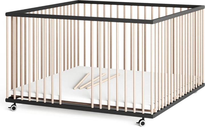 Produktbild Sämann Premium Laufgitter mit Schlupfsprossen (120 cm, 120 cm, Buche)