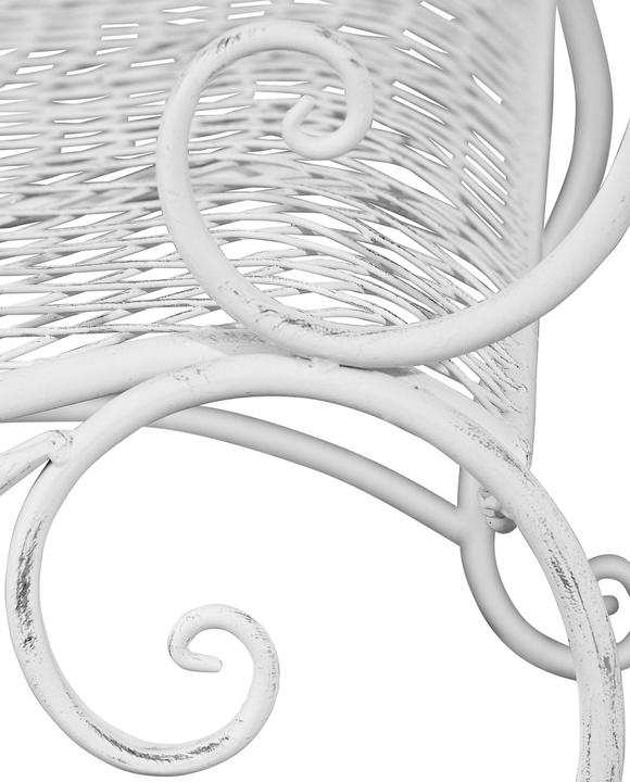 Image du produit CLP Banc de jardin Tara, blanc antique