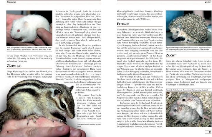 Actual product image Ehrlich:Small mammals in the terrarium