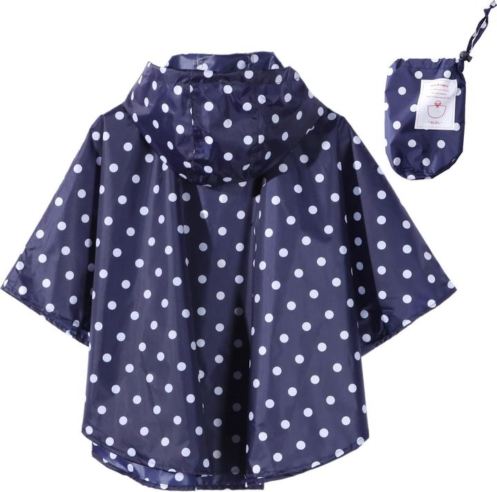 Actual product image Alopini Children's mackintosh rain jacket rain poncho rain cape (M)