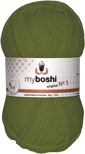 Myboshi Laine n° 3 col. 325 olive (42 m)