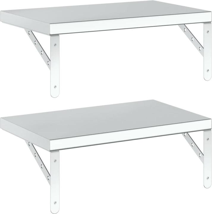 Actual product image VidaXL Wall shelves 2 pcs. 50 x 30 cm Noble (50 x 30 x 3 cm)