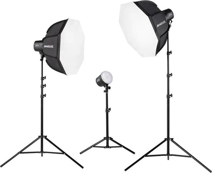 Immagine prodotto Westcott U60-B Kit Softbox a 3 luci a LED bi-colore