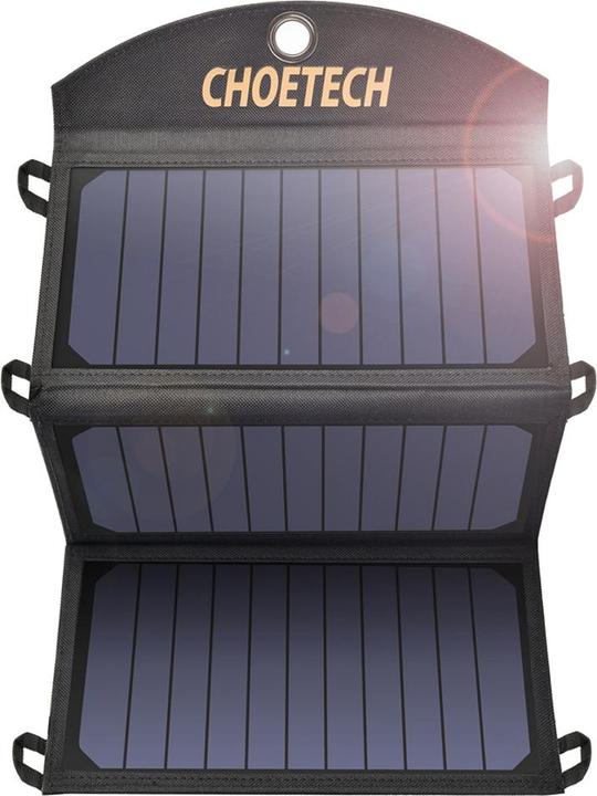 Produktbild Choetech USB-Solarladegerät (19 W, 0.48 kg)