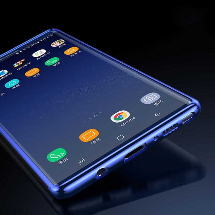Produktbild König Design Handy Hülle Schutz Case für Samsung Galaxy Note 8 Durchsichtig Transparent Rot (Samsung Galaxy Note 8)