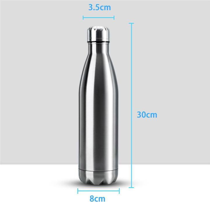 Produktbild Intirilife Edelstahl 750ml Isolierkanne in SILBER (1 l)