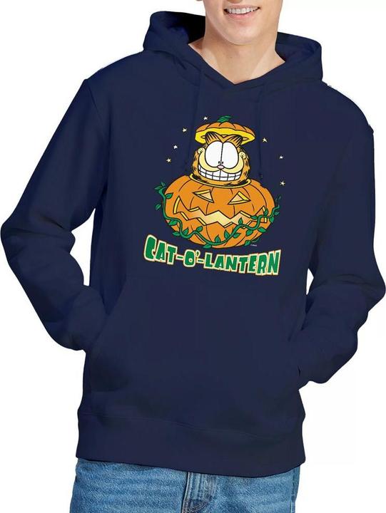Immagine prodotto Garfield Cat O Lantern Felpa con Cappuccio Uomo (XL)