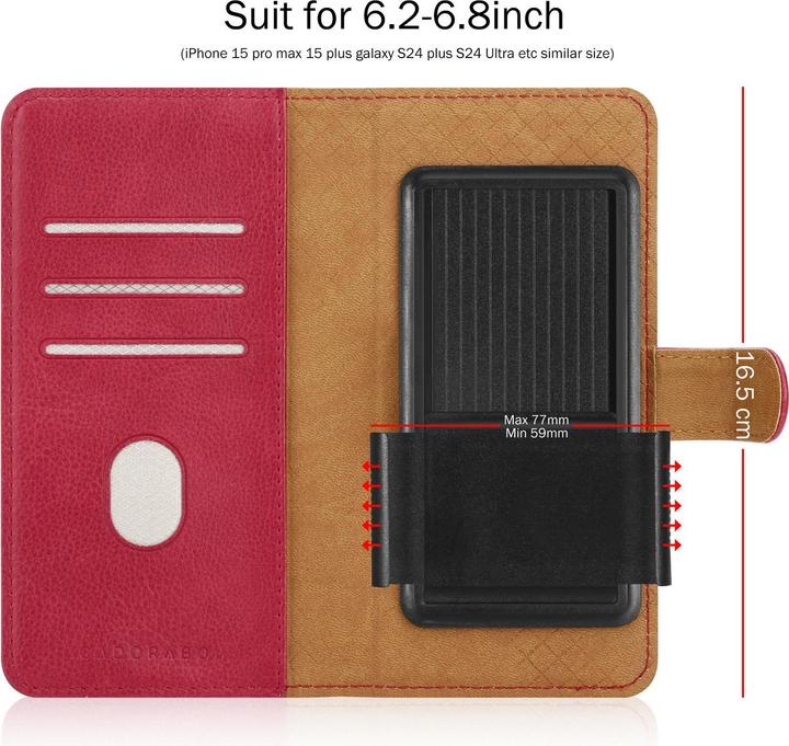 Immagine prodotto Cadorabo Hülle für Motorola ONE ACTION Book Case Style (Motorola One Action)