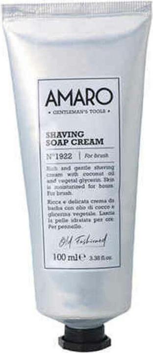 Actual product image Farmavita AMARO shaving soap cream nº1922 for brush 100 ml (100 ml, Shaving cream)
