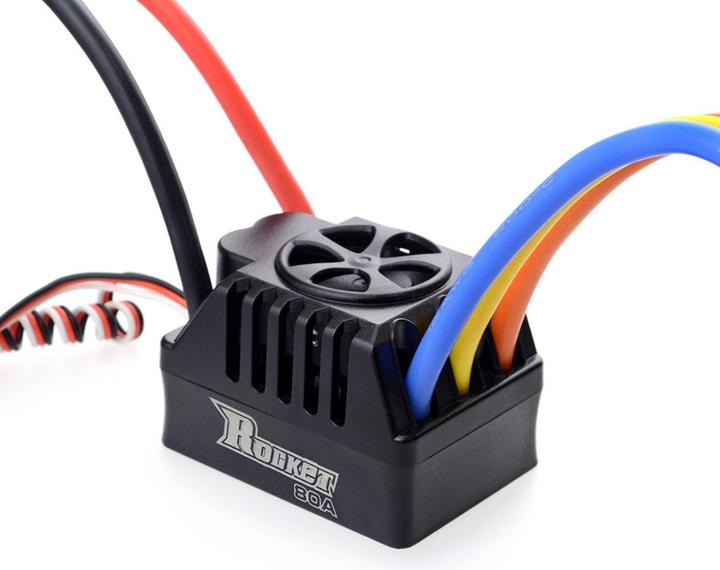 Actual product image Surpass Hobby Brushless Regler 80A (1:10/2-3S Lipo)