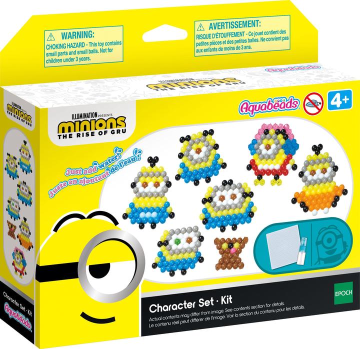 Actual product image Aquabeads 31605 AQB - Minions: Come Gru Diventa Cattivissimo Character Set