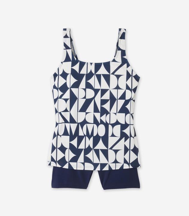 Produktbild Nabaiji Badeanzug Tankini Shorty Damen - Heva blau (42)