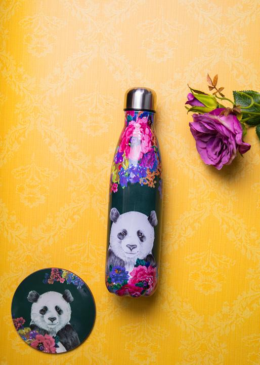 Produktbild Mikasa Wild at Heart Panda Water Bottle, 500ml (0.50 l)