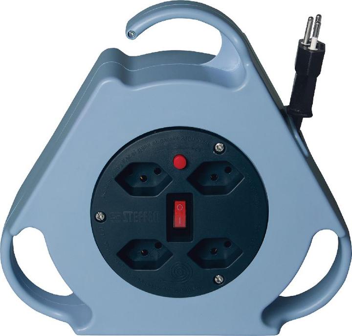 Actual product image Steffen KU cable box light blue 4xT13 8m TD3x1 black (8 m, 1 mm²)