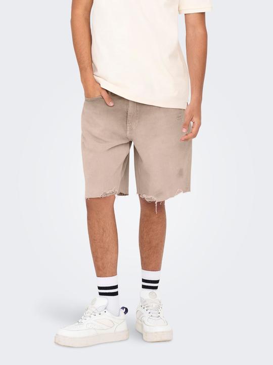 Actual product image Only & Sons Gerade geschnitten Mittlere Taille Shorts Jeans-Shorts (XL)