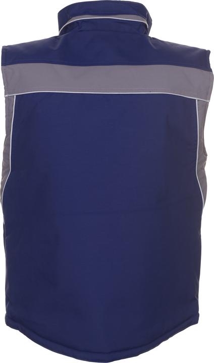 Actual product image Planam unisex winter waistcoat PLALINE navy, zinc size L (L)