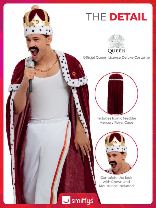 Image du produit Smiffys Queen: Freddie Mercury - Royal Deluxe (L)