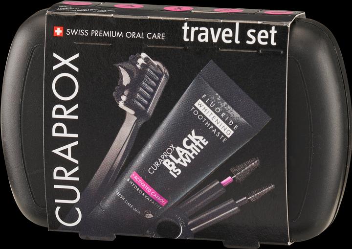 Produktbild Curaprox Travel Set Black is White (Weich, 1 x)