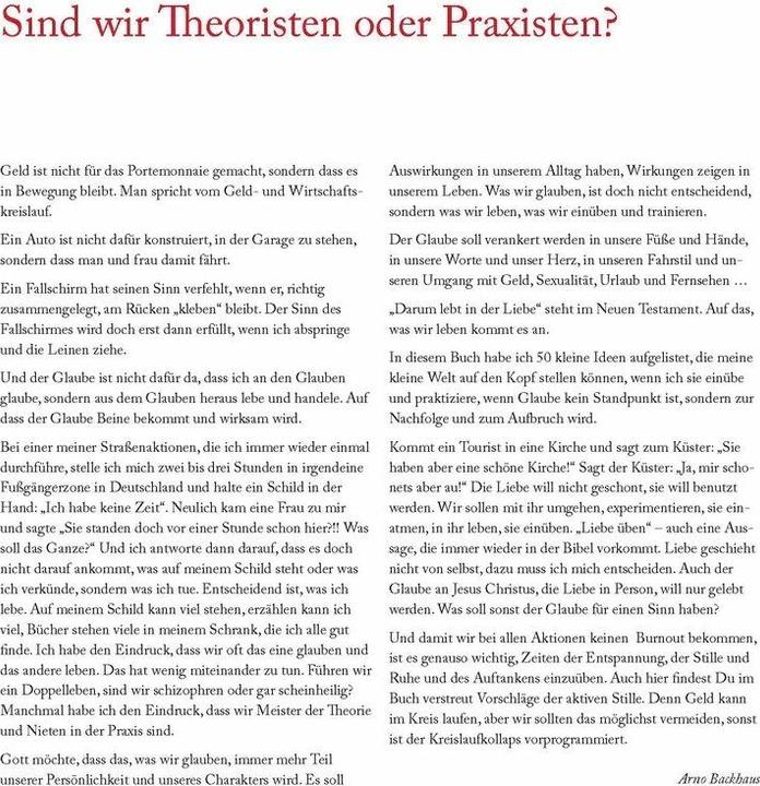Produktbild Das Senfkorn-Prinzip (Deutsch, Arno Backhaus, 2015)