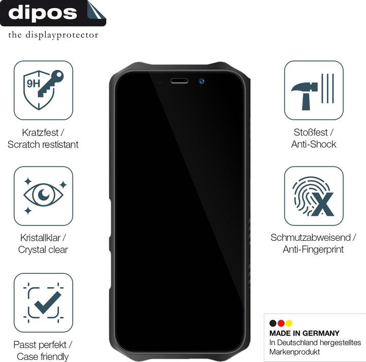 Produktbild Dipos Anti-Shock Displayschutz 9H (1 Stück, Oukitel K12)