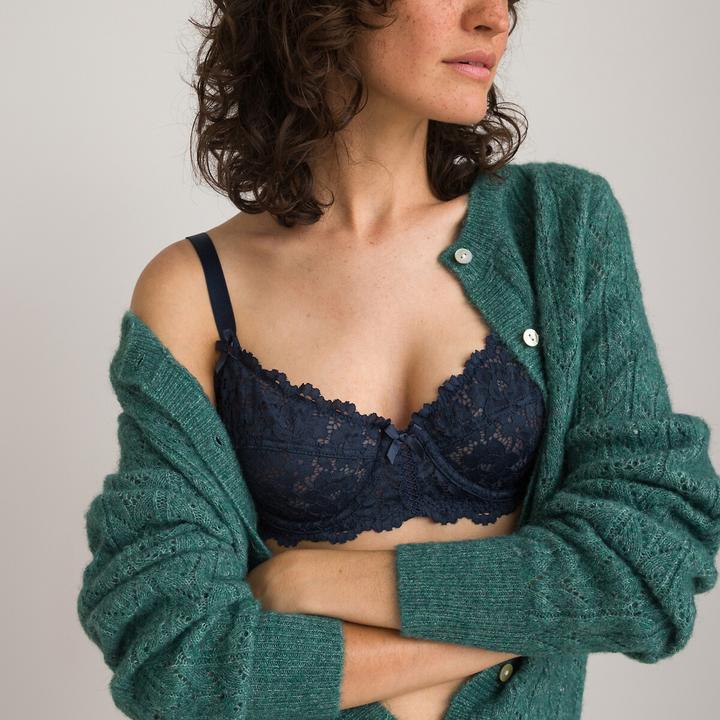 Image du produit La Redoute Collections Soutien-gorge à armatures en dentelle (75 B)