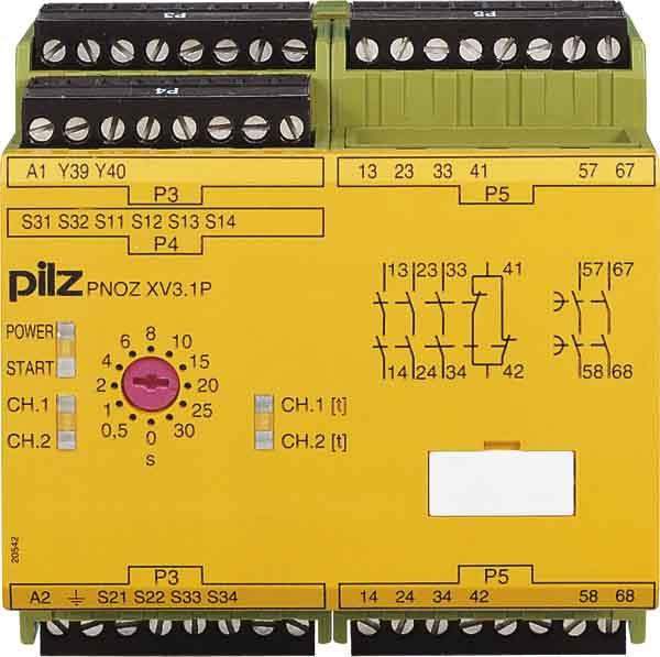 Immagine prodotto Pilz 787520 PNOZ XV3.1P C 30/24VDC 3n/o 1n/c 2n/o t