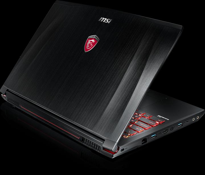 Actual product image MSI GE62 Apache Pro (15.60", Intel Core i7-6700HQ, 16 GB, 256 GB, CH)