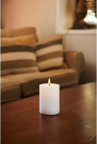 Image du produit Sirius Bougie LED Sille Exclusive 7,5 cm x 10 cm, blanche (1 x)