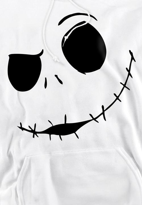 Immagine prodotto The Nightmare Before Christmas Felpa con Cappuccio Jack Viso Uomo (XXL)