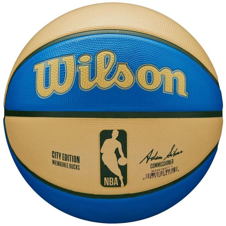 Immagine prodotto Wilson NBA Team City Edition Milwaukee Bucks Basketball