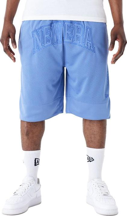 New Era Overized Mesh Basketball Shorts sky blue - M (M)