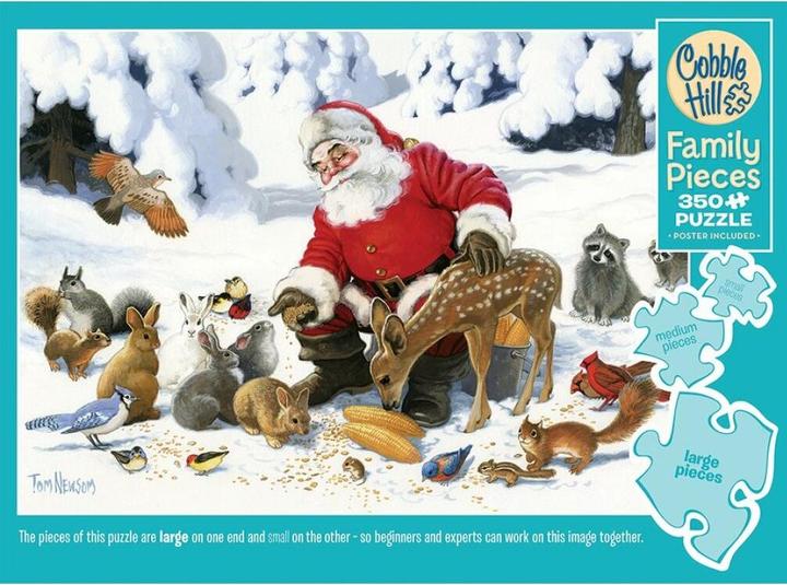 Produktbild Cobble Hill Puzzle 350 pieces XXL Pieces - Family - Santa Claus and Friends (350 Teile)