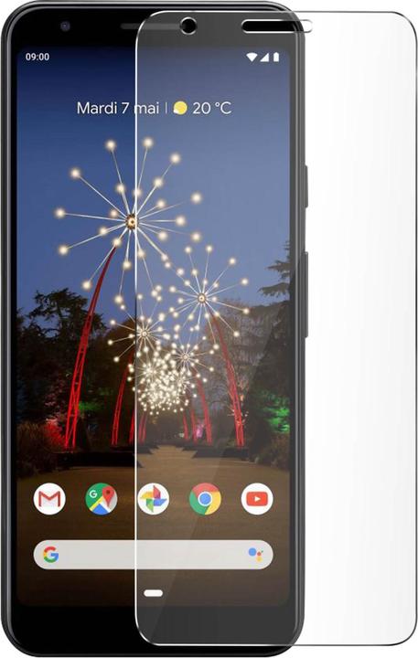 Actual product image Avizar Crystal clear film, glass screen protector (1 Piece, Google Pixel 3a)
