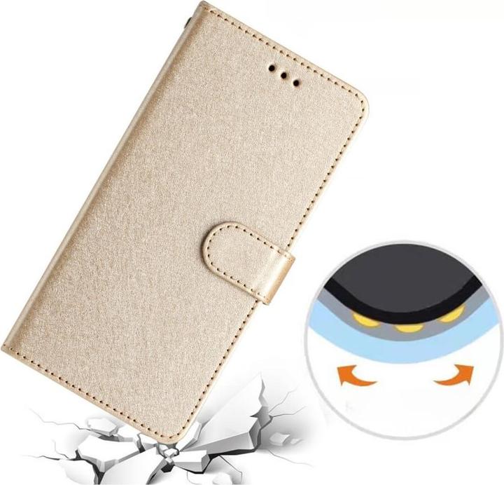 Actual product image Cover-Discount Galaxy A35 - Silk Texture case cover gold (Samsung Galaxy A35)